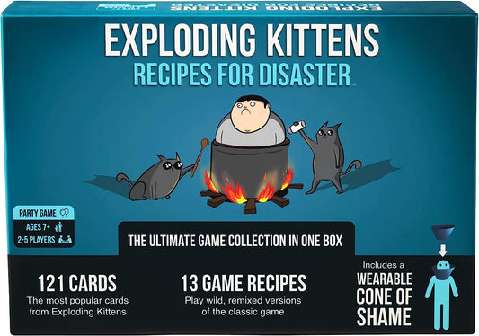 Exploding Kittens Recipes for Disaster Deluxe Game Set by Exploding Kittens