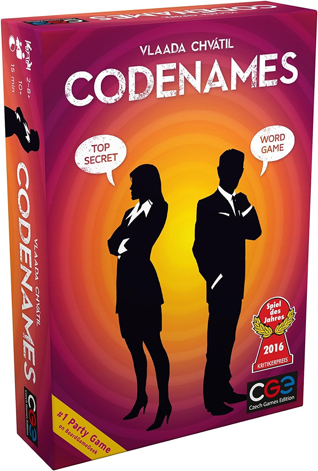 Asmodee Czech Games Edition | Codenames | Party Game | Ages 10+ | 2-8 Players | 15 Minute Playing Time